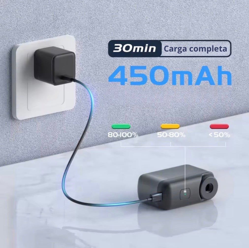 Mini inflador portátil