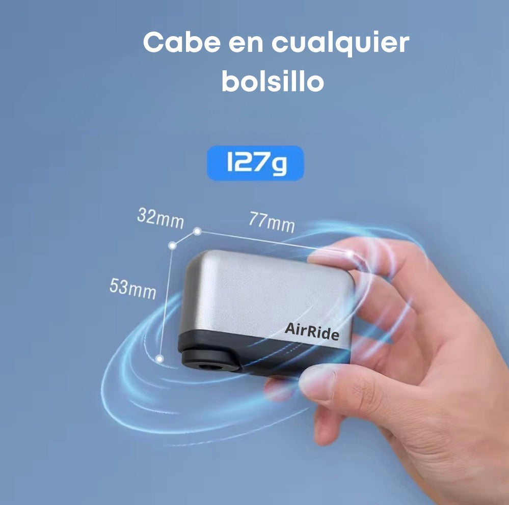 Mini inflador portátil