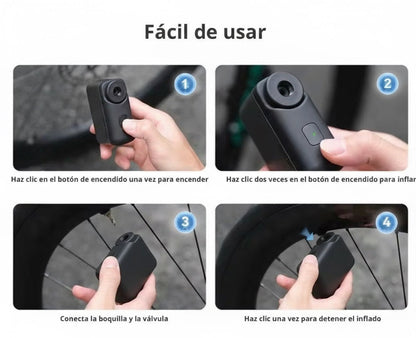 Mini inflador portátil